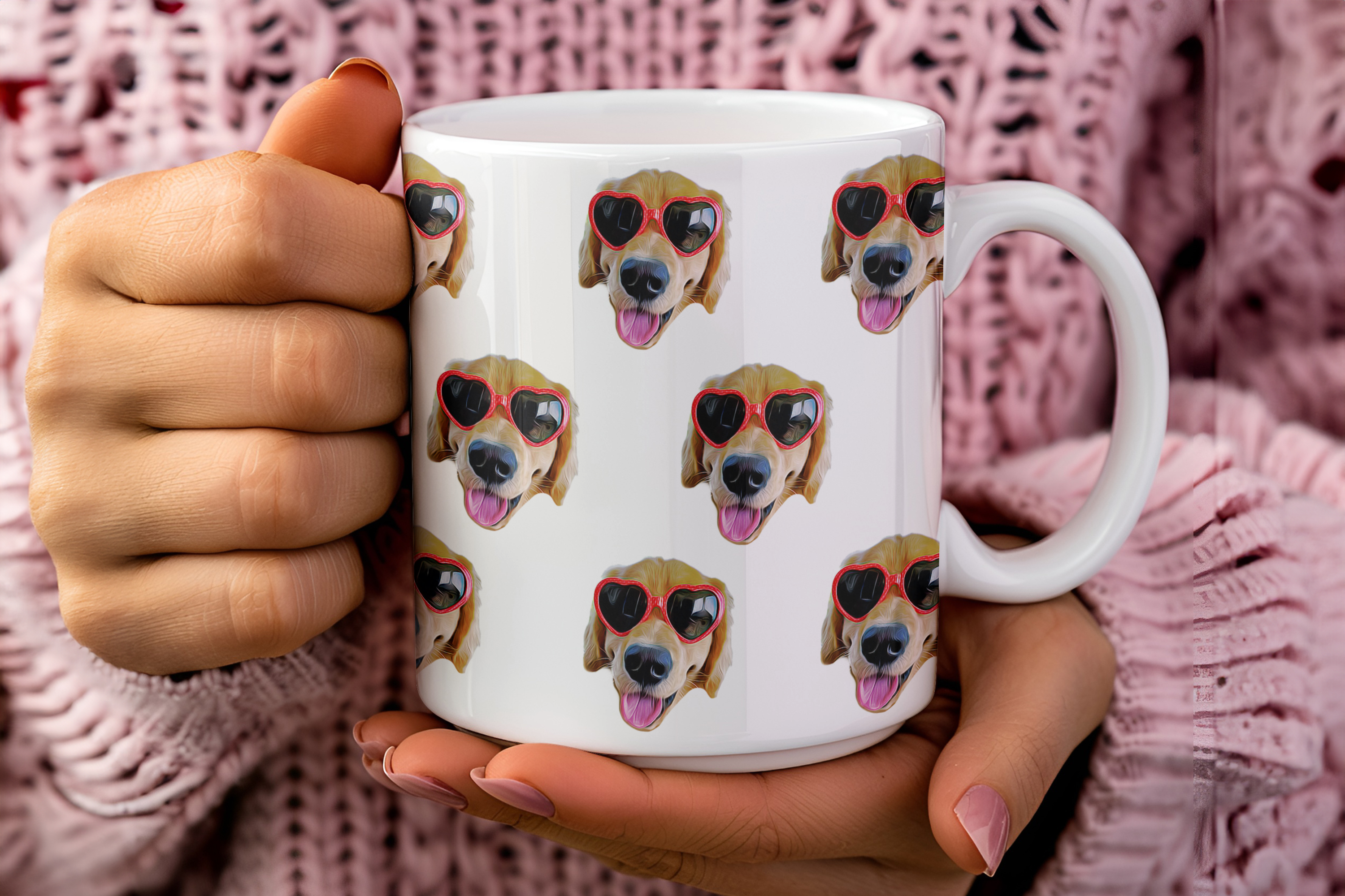 Personalized Mug - Pet Illustration (Faces)