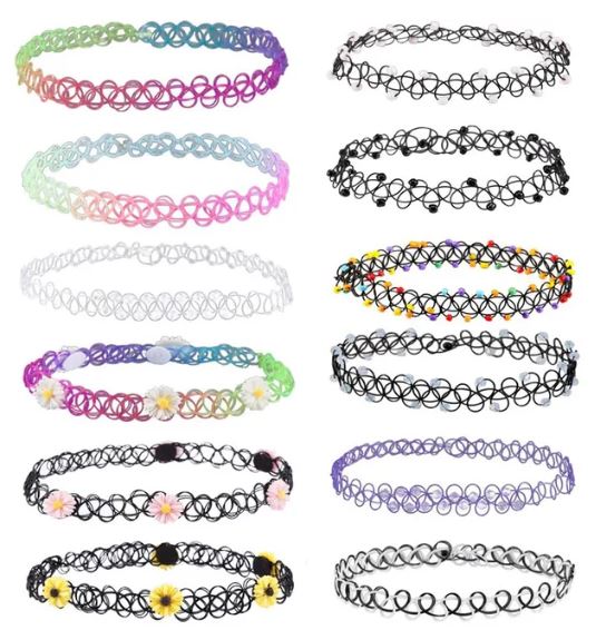 Rainbow Choker Set