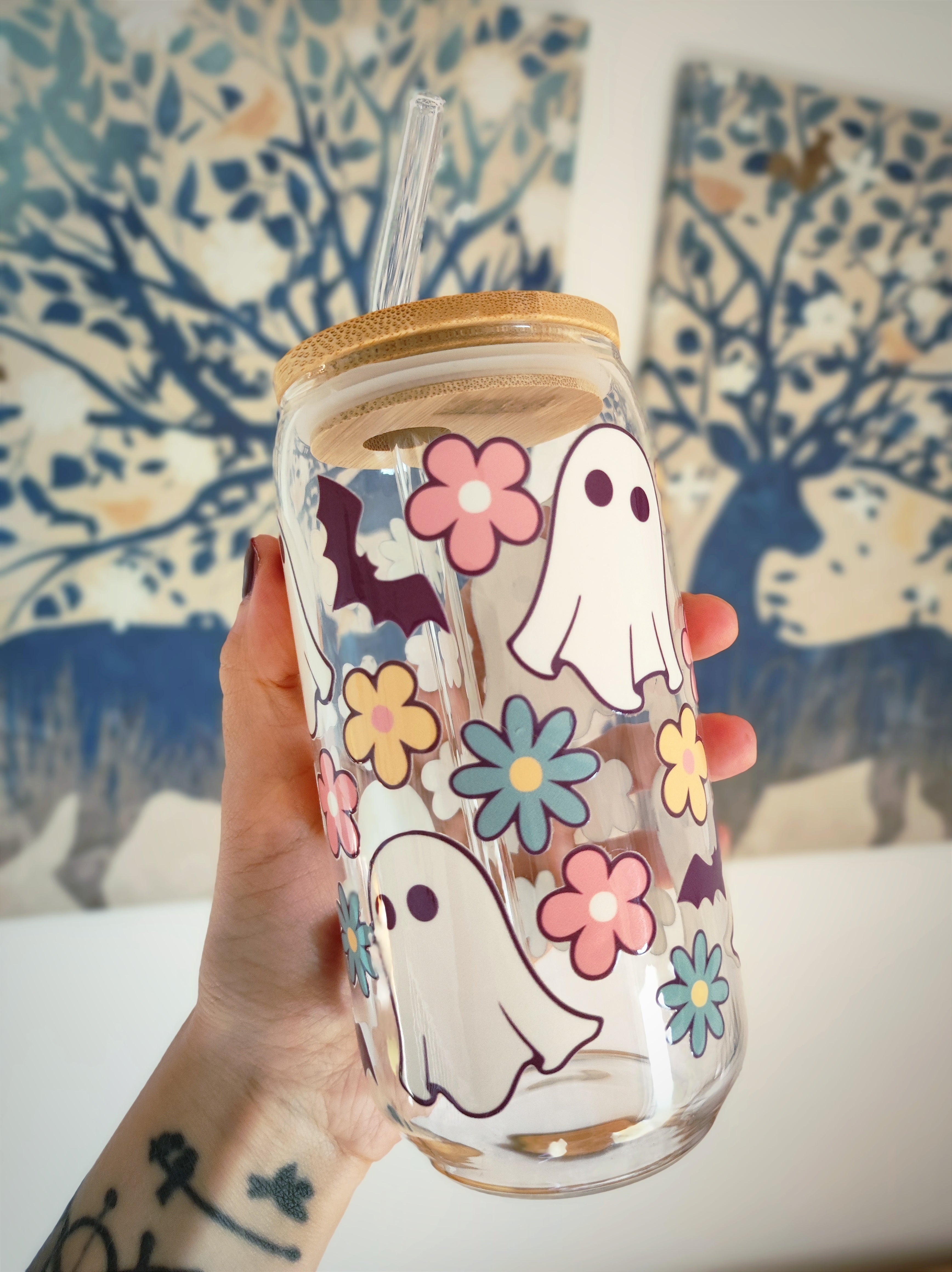 Jar with bamboo lid 500ml - Duhec