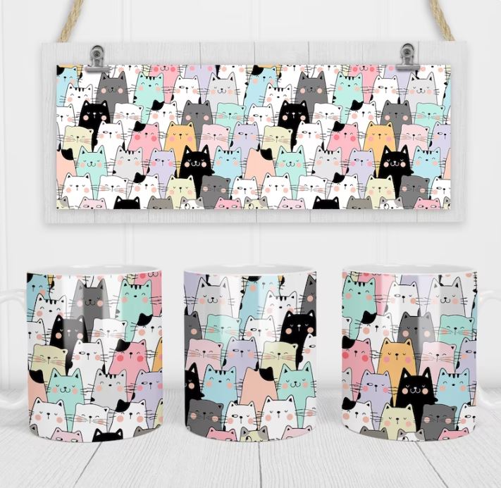 Ceramic mug - Cats