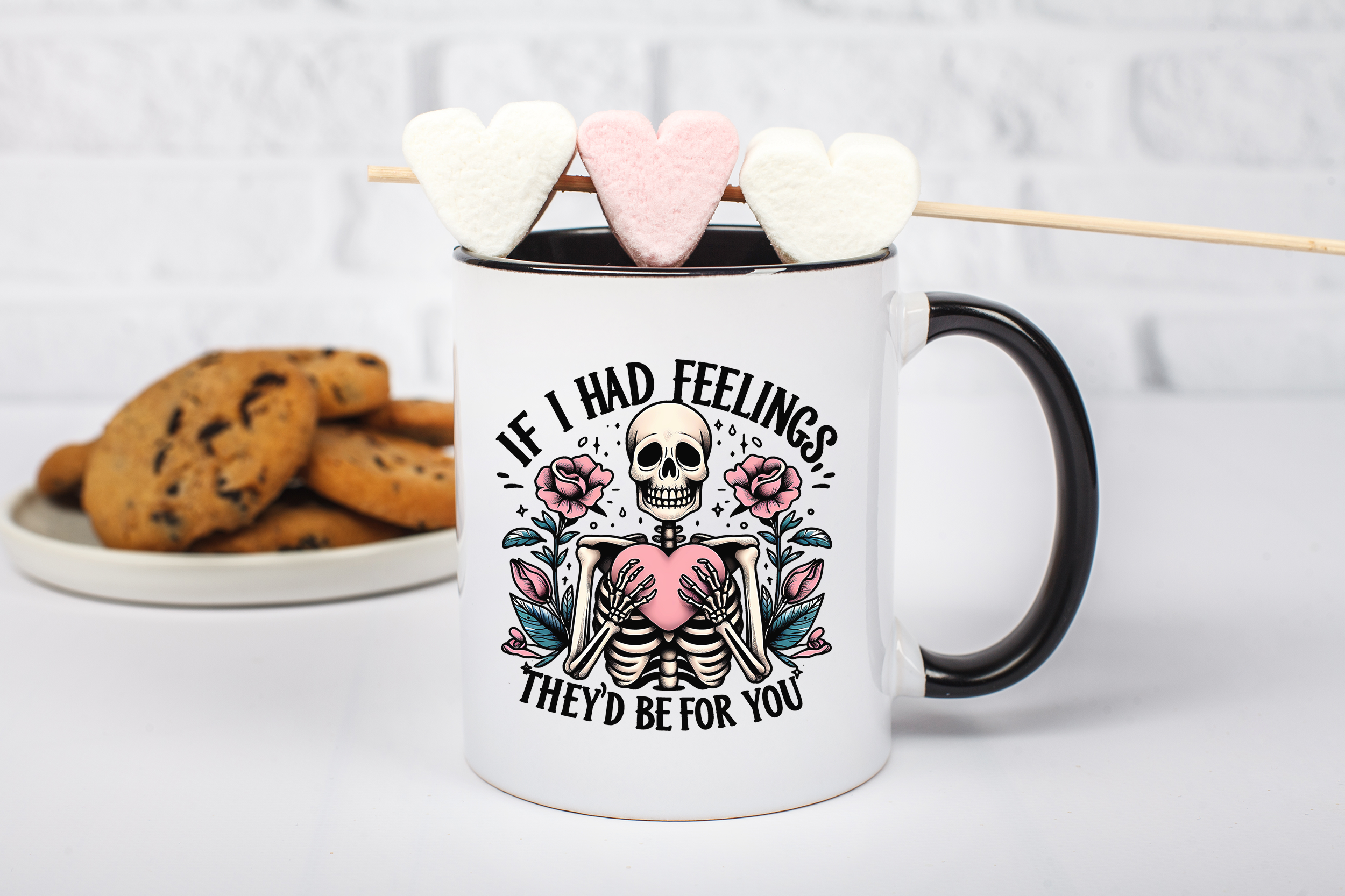 Keramična skodelica - If i had feelings, they'd be for you