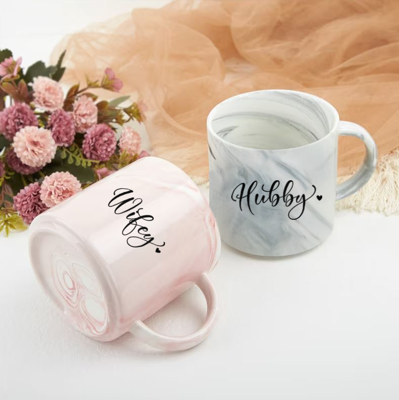 Marmorna skodelica - Wifey/Hubby