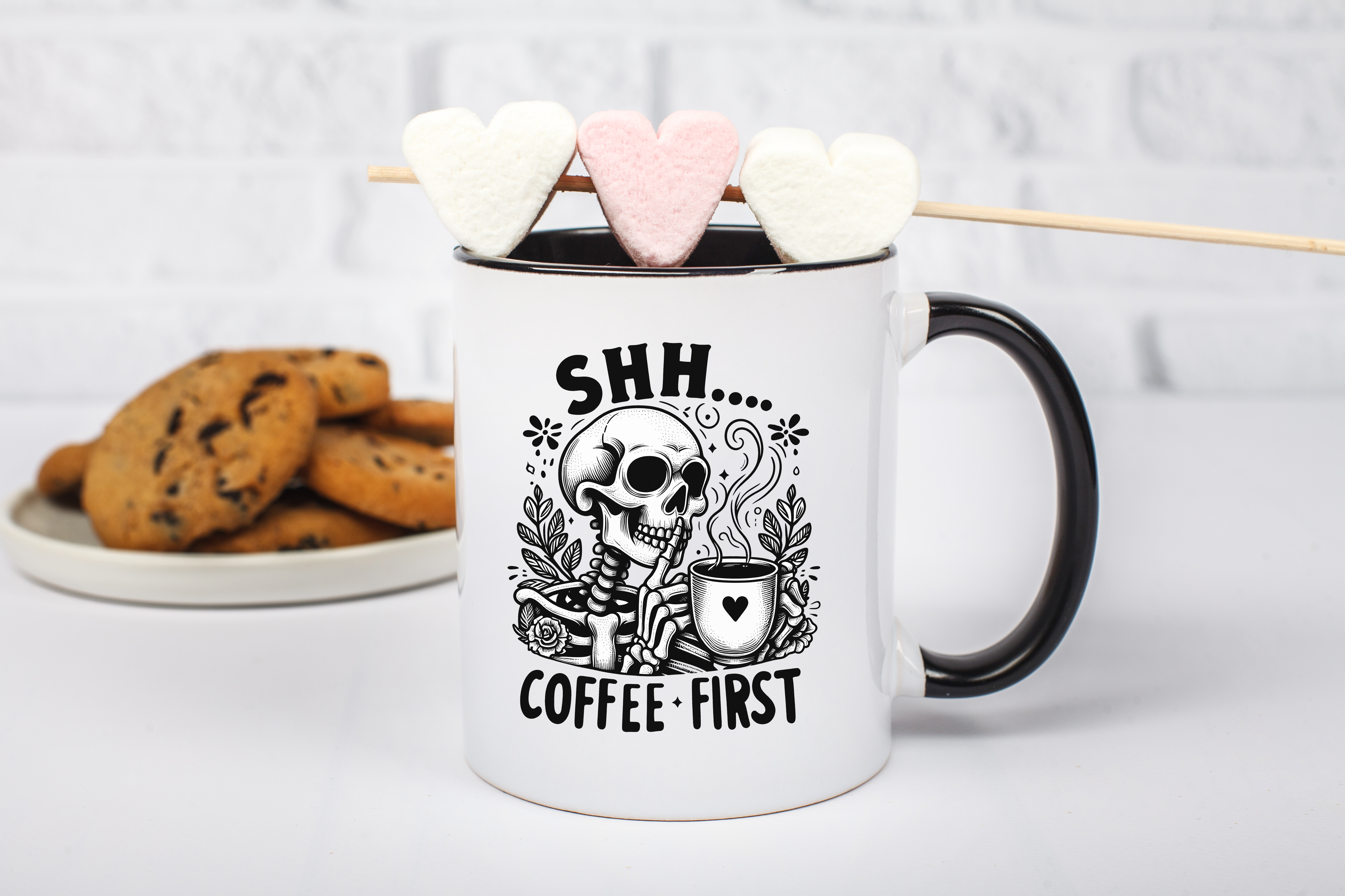 Ceramic mug - Shh...coffee first