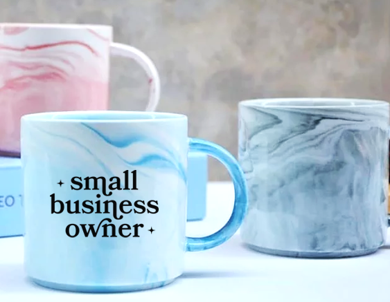 Marmorna skodelica - Small business owner