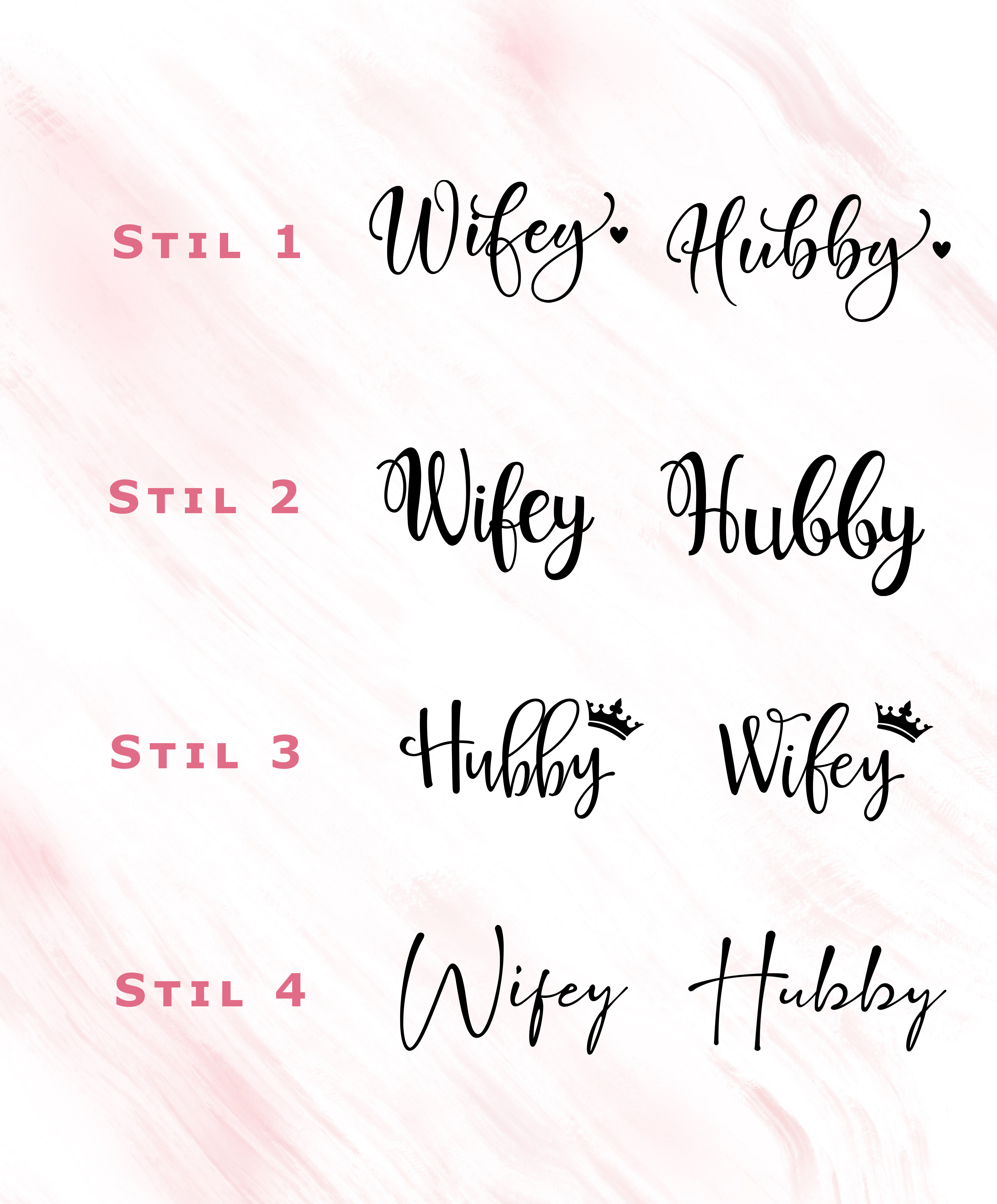 Marmorna skodelica - Wifey/Hubby