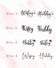 Marmorna skodelica - Wifey/Hubby