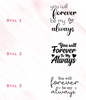Marmorna skodelica - You will forever be my always