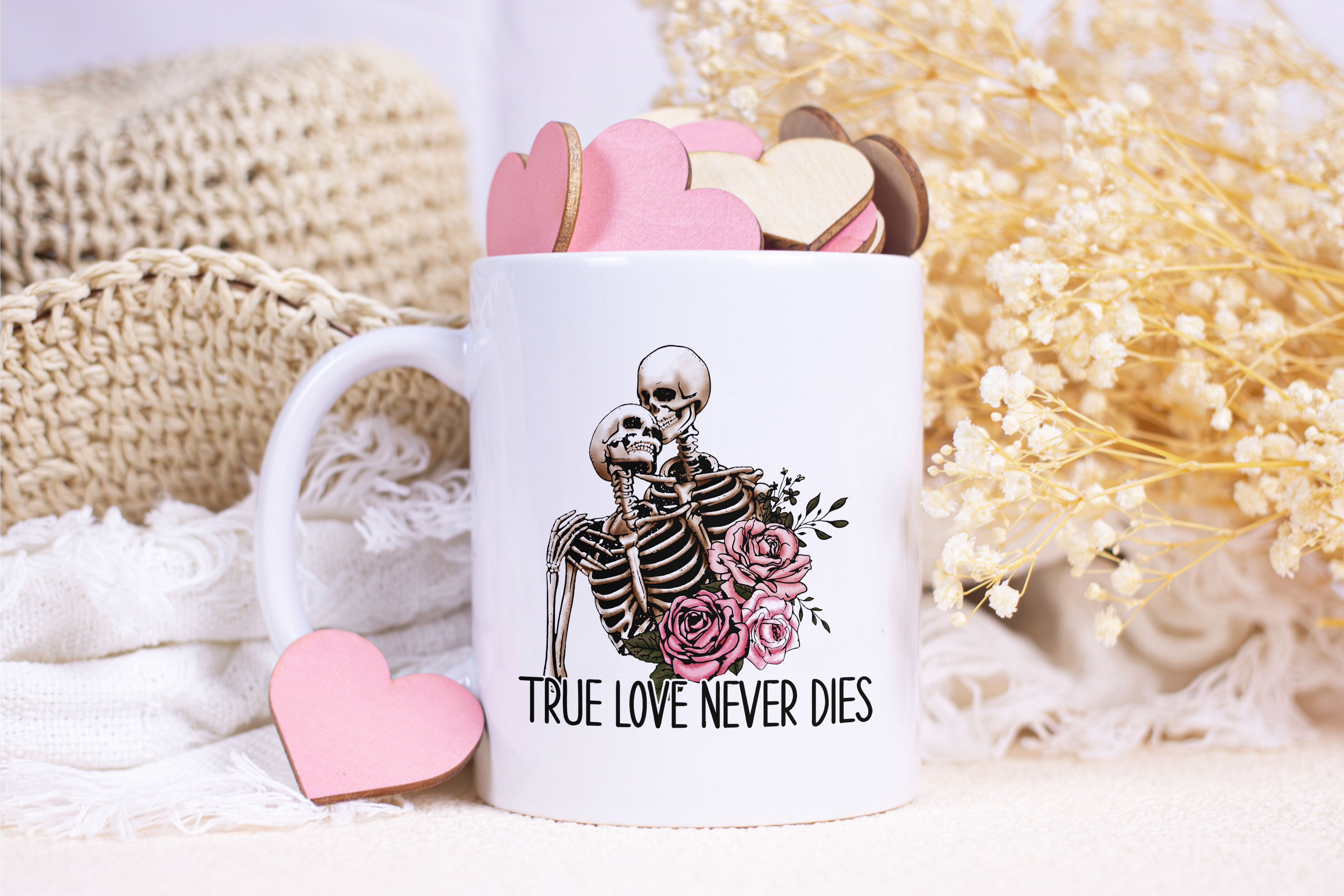 Ceramic mug - True love never dies